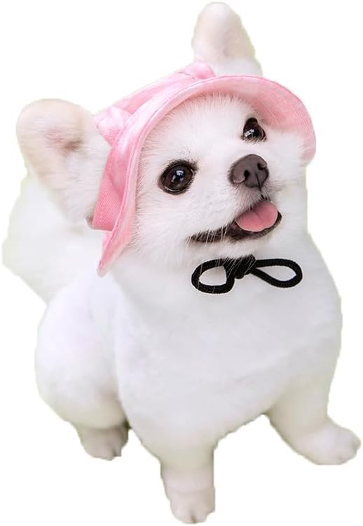 Cat Clothes for Cats Sunbonnet for Dogs Funny Male Dog Sun Hat Printed Pet Sun Protection Small Dog Hats for Boys S