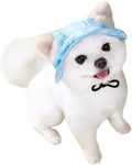 Cat Clothes for Cats Sunbonnet for Dogs Funny Male Dog Sun Hat Printed Pet Sun Protection Small Dog Hats for Boys S