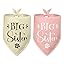 2 Packs Big Sister Dog Bandana Pregnancy Announcement Baby Security in Training Pink Dog Bandana Baby Announcement Pet Triangle Scarf Accessories for Small Medium Large Dogs Cats