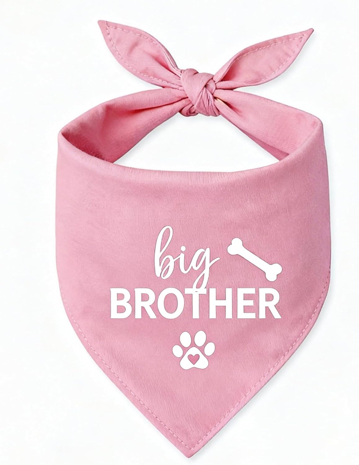 2 Pack Big Brother Dog Bandana Baby Announcement Dogs Bandanas Gender Reveal Big Brother Bandana for Dog Pet Scarf Accessories for Pet Dog Lovers Gifts (Blue)