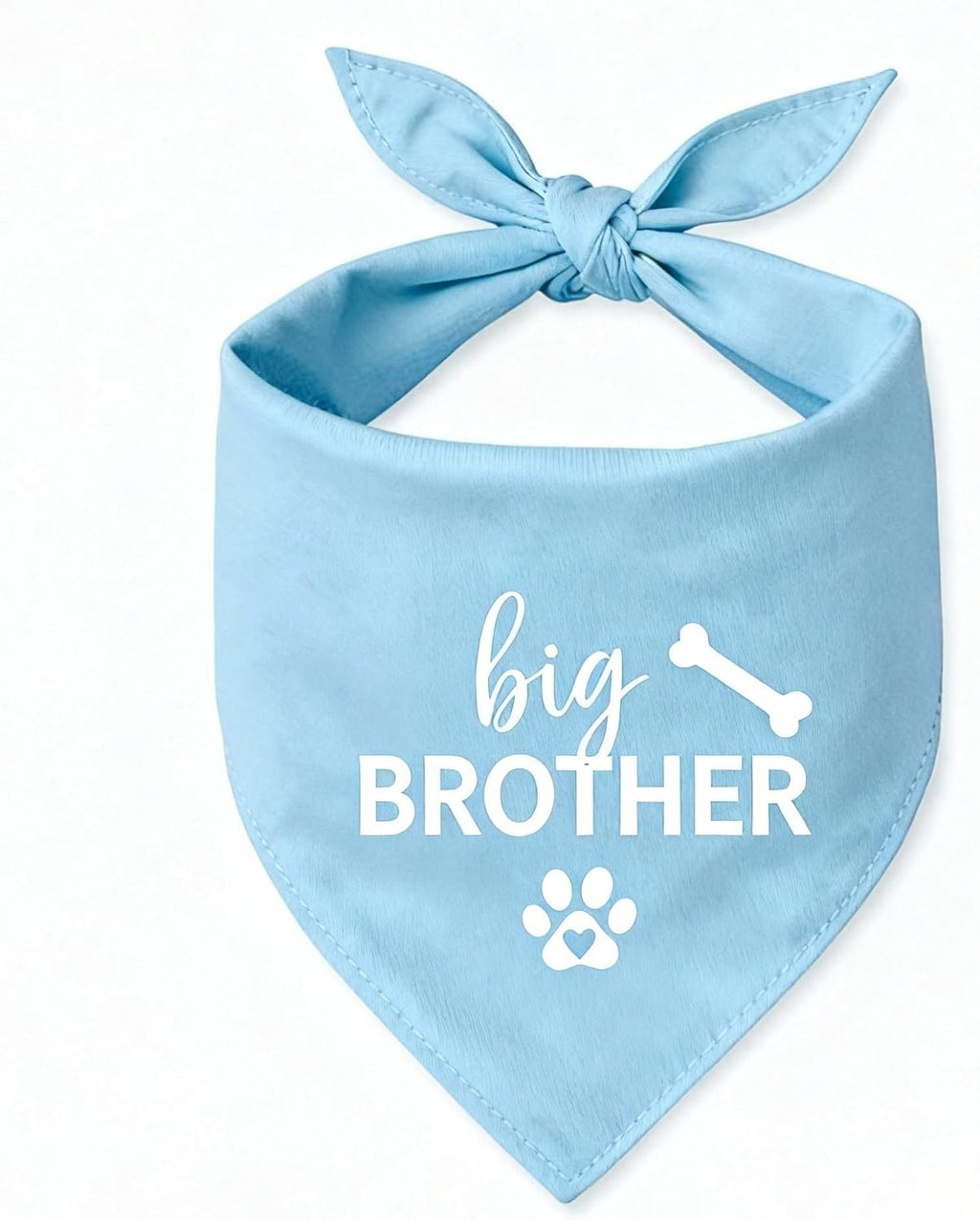 2 Pack Big Brother Dog Bandana Baby Announcement Dogs Bandanas Gender Reveal Big Brother Bandana for Dog Pet Scarf Accessories for Pet Dog Lovers Gifts (Blue)