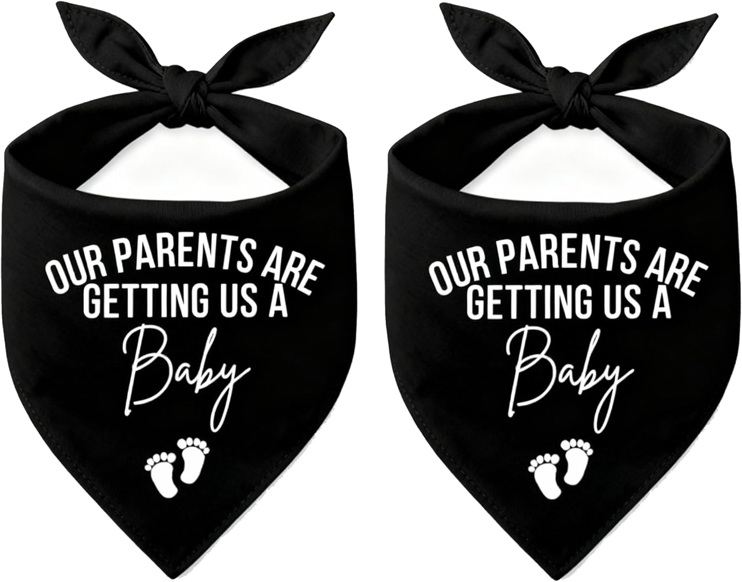 2 Pack Big Brother Dog Bandana Baby Announcement Dogs Bandanas Gender Reveal Big Brother Bandana for Dog Pet Scarf Accessories for Pet Dog Lovers Gifts (Blue)